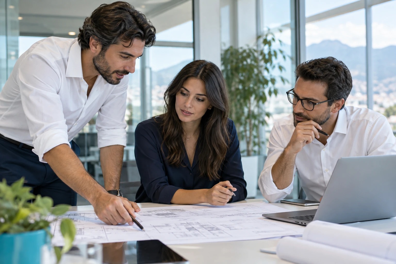 Confronto professionale su un progetto